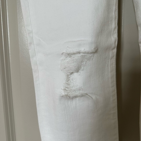 NWT Madewell high rise skinny crop white pants - Picture 2 of 7